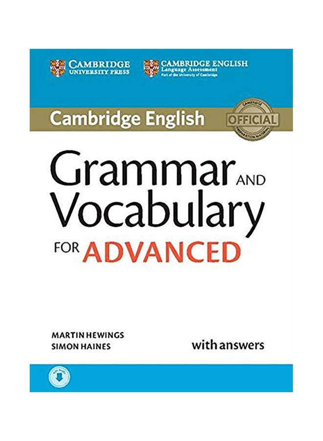 null - Grammar And Vocabulary For Advanced Book With Answers And Audio: Self-Study Grammar Reference And Practice Paperback English by Martin Hewings - 42054 - Image 1