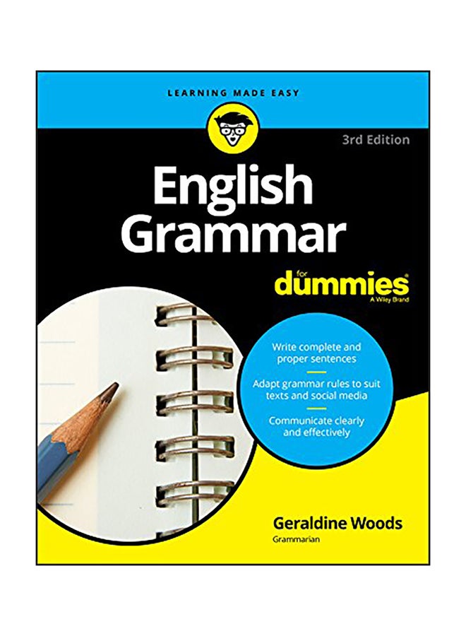 English Grammar For Dummies paperback english 