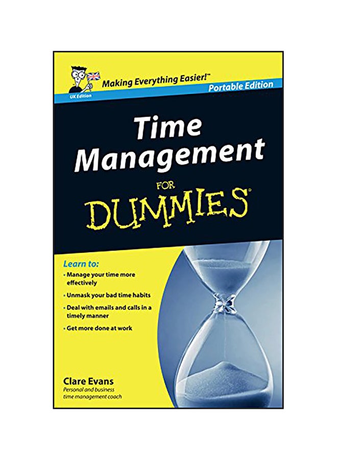 Time Management For Dummies - Uk (Uk Portable) paperback english 