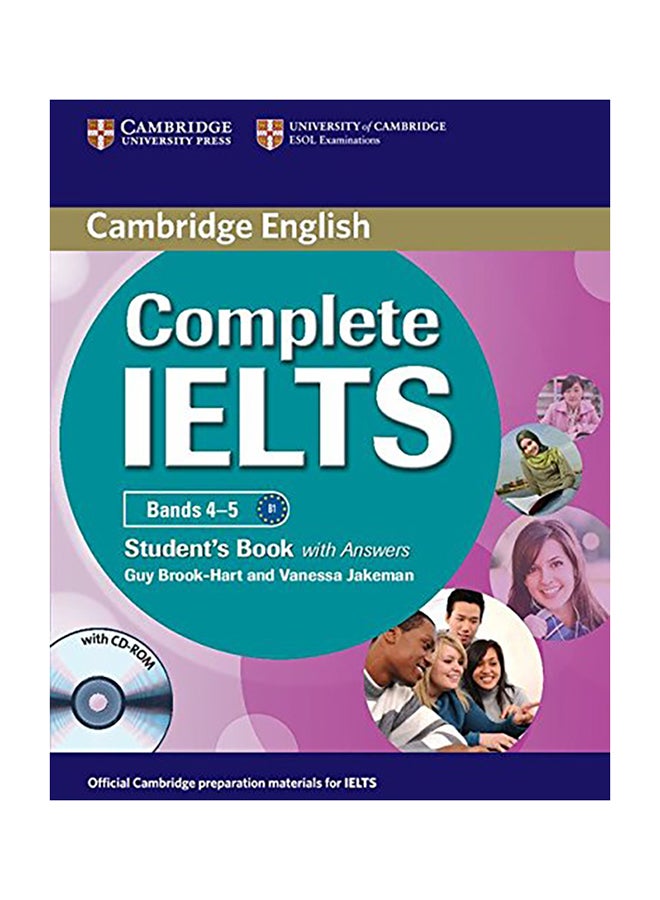 Complete Ielts Bands 4-5 Student'S Book With Answers [With Cdrom] Paperback English by Guy Brook-Hart - 40999 