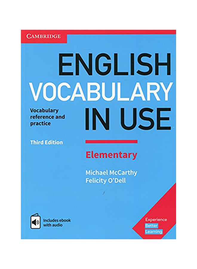 English Vocabulary In Use Elementary Book With Answers And Enhanced Ebook: Vocabulary Reference And Practice (Revised) Hardcover English by Michael McCarthy 