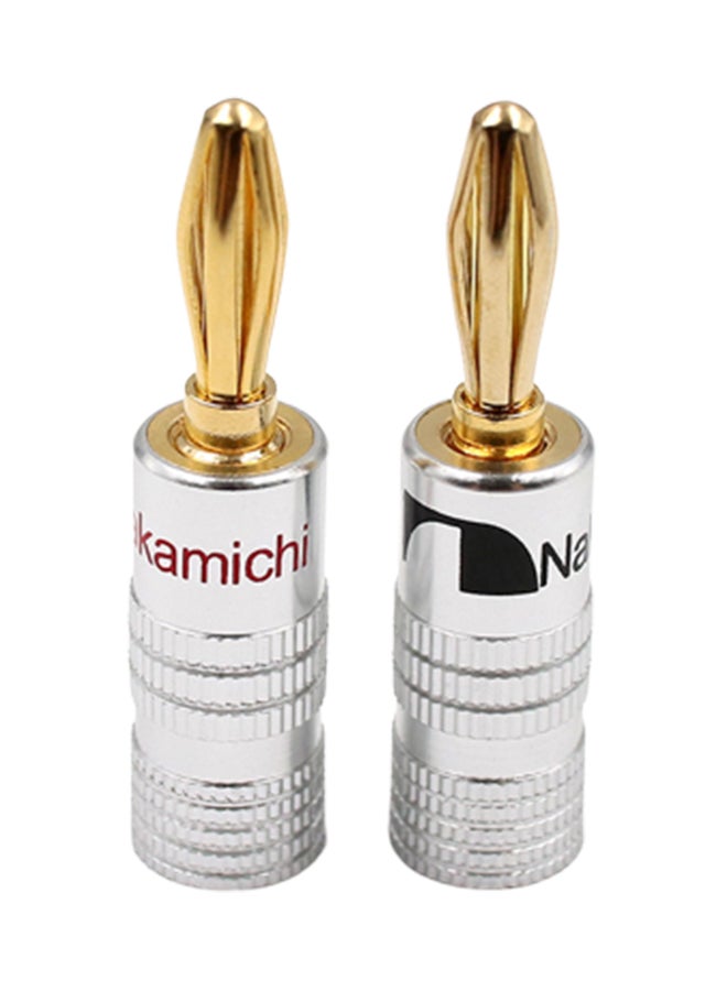 طقم موصلات سلكية من 12 قطعة فضي / ذهبي 90جرام - Image 1