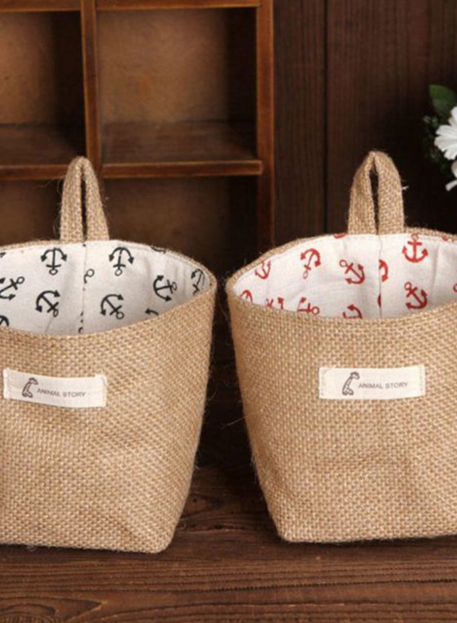 شاربدو سلة تخزين للأغراض المتنوعة بني - Image 2