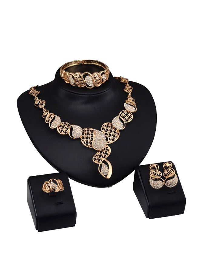 Sharpdo 5-Piece Alloy Fashion Jewellery Set - Image 1