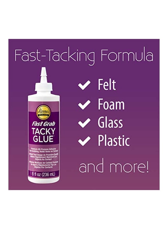 Aleene's Fast Grab Tacky Glue White  - Image 5