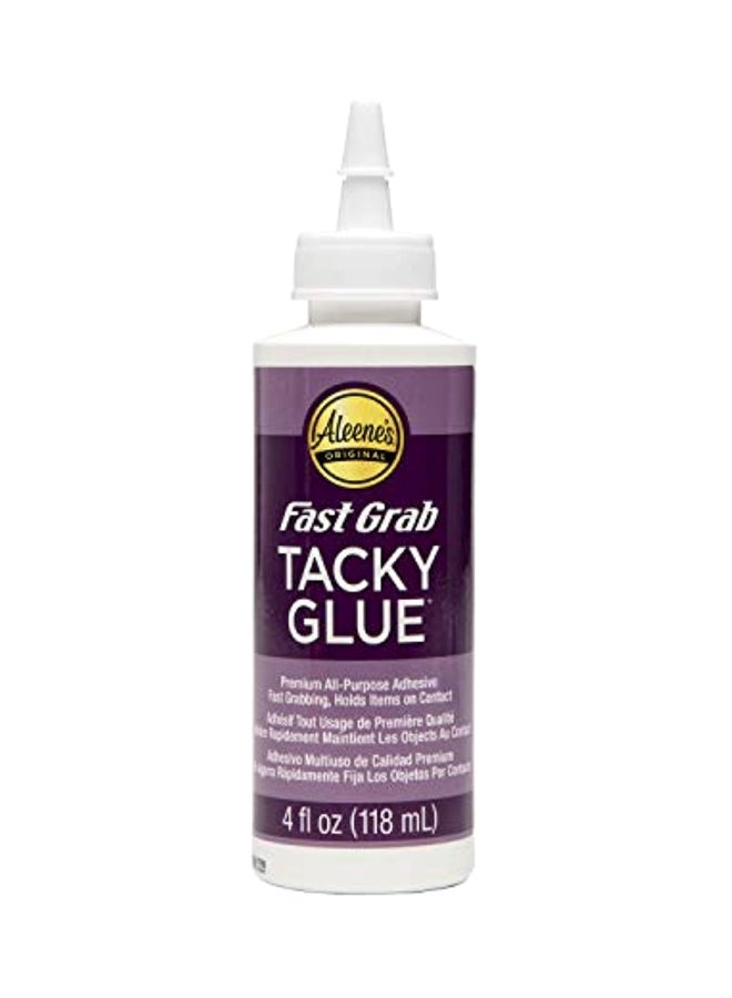 Aleene's Fast Grab Tacky Glue White  - Image 1