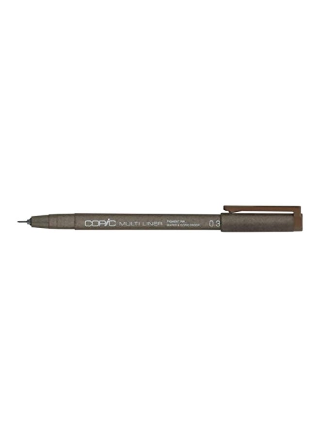 Copic Marker Multiliner Ink Pen Brown 