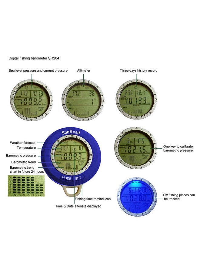 SUNROAD Digital Fishing Multi-Functional Barometer - Image 2