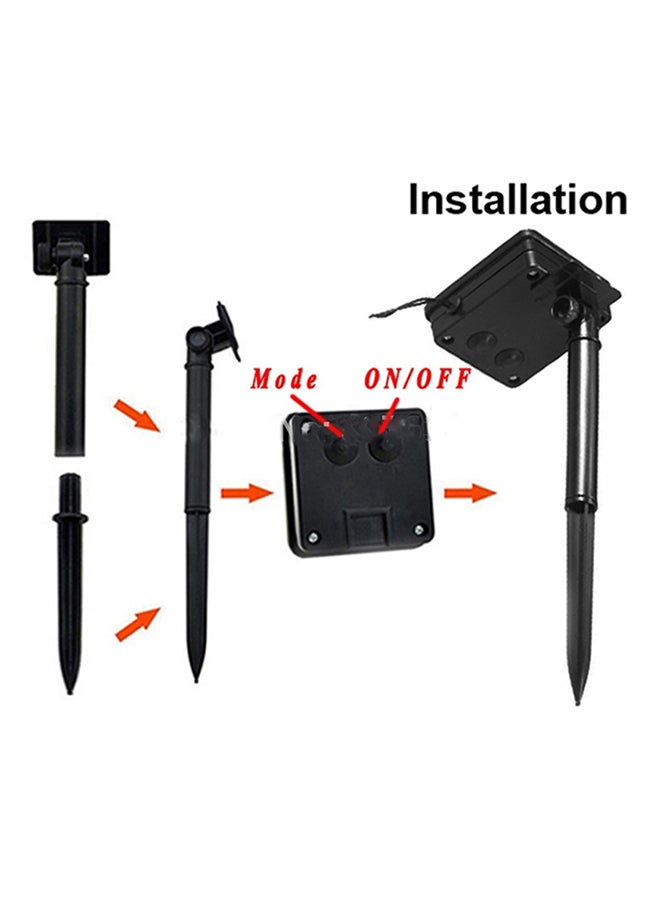 20 LED Solar Power Outdoor Butterfly Decorative Lights 4.8 Meters Clear/Black 12 x 6cm - Image 3