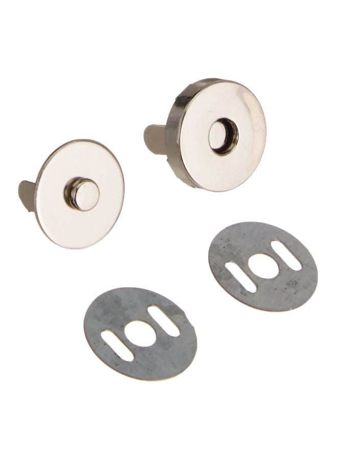 Dritz Nickel Magnetic Snaps Silver/Grey
