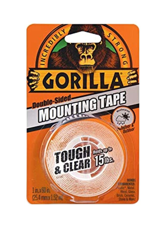 Gorilla Double Sided Mounting Tape Clear  - Image 1