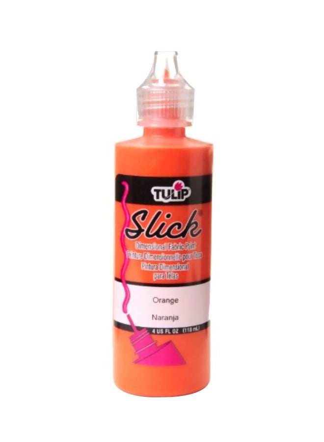 Slick Fabric Paint Orange