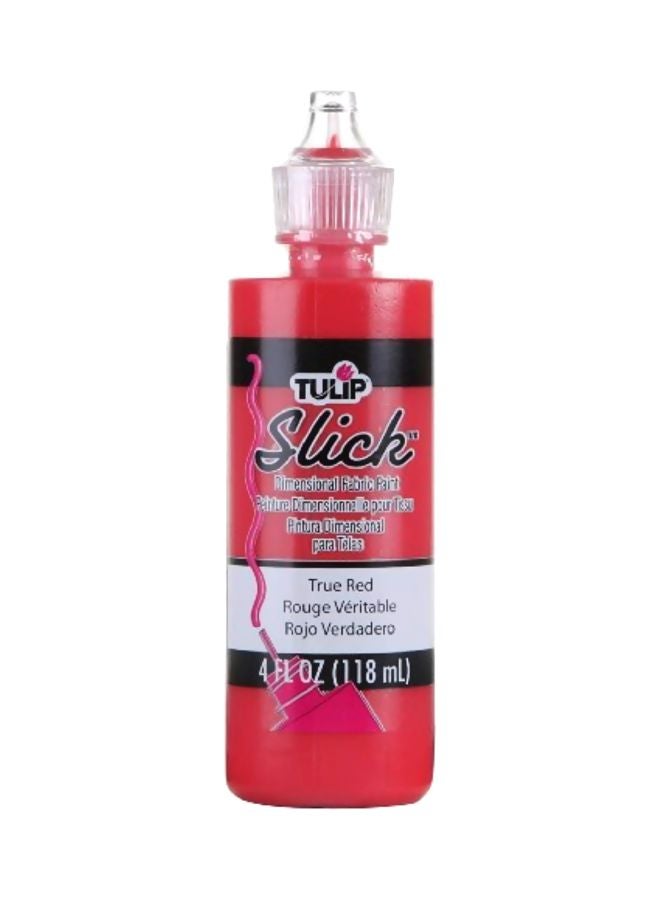 Slick Fabric Paint True Red