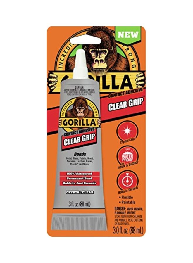 Gorilla Clear Grip Contact Adhesive Clear  - Image 1