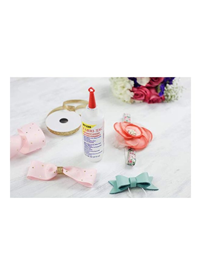 بيكون لاصق فابري تاك بثبات دائم أبيض/أحمر - Image 2