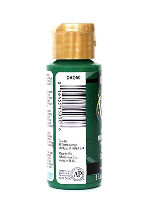 DecoArt Americana Acrylic Paint Forest Green - Image 2