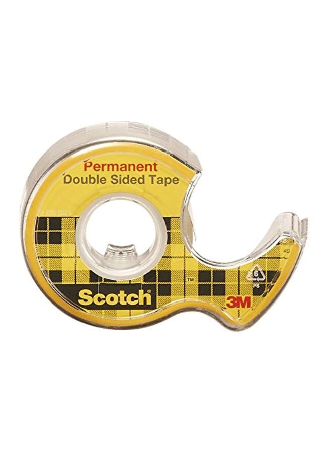 سكوتش موزع شريط لاصق مزدوج بطول 3 متر أصفر/أسود/أحمر - Image 2