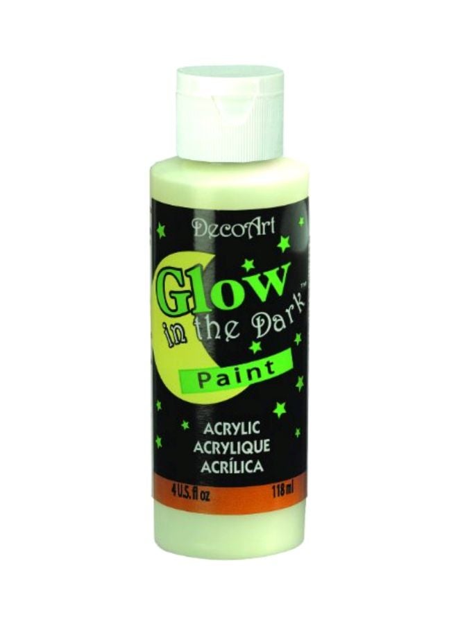 ديكوآرت طلاء يلمع في الظلام اخضر فاتح