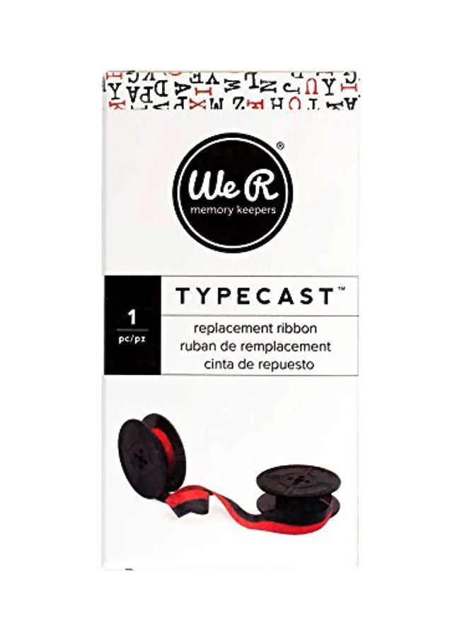 American Crafts - Typecast Typewriter Ribbon Red/Black - Image 1