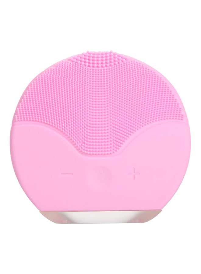 Rechargeable Electric Facial Cleanser Tool Pink - Image 1