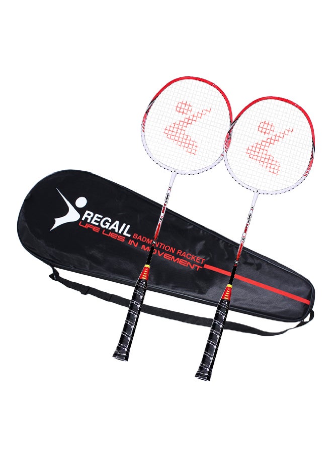 REGAIL 2 Player Badminton Racket Sports Cover Bag 380grams - Image 1