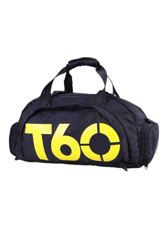 آي تيلكر حقيبة مضادة للماء مناسبة للصالة الرياضية أسود/ أصفر