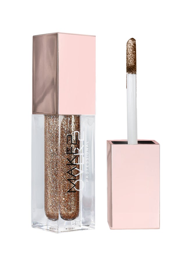 ميك اوفر22 ظلال العيون السائل ذهبي فاتح