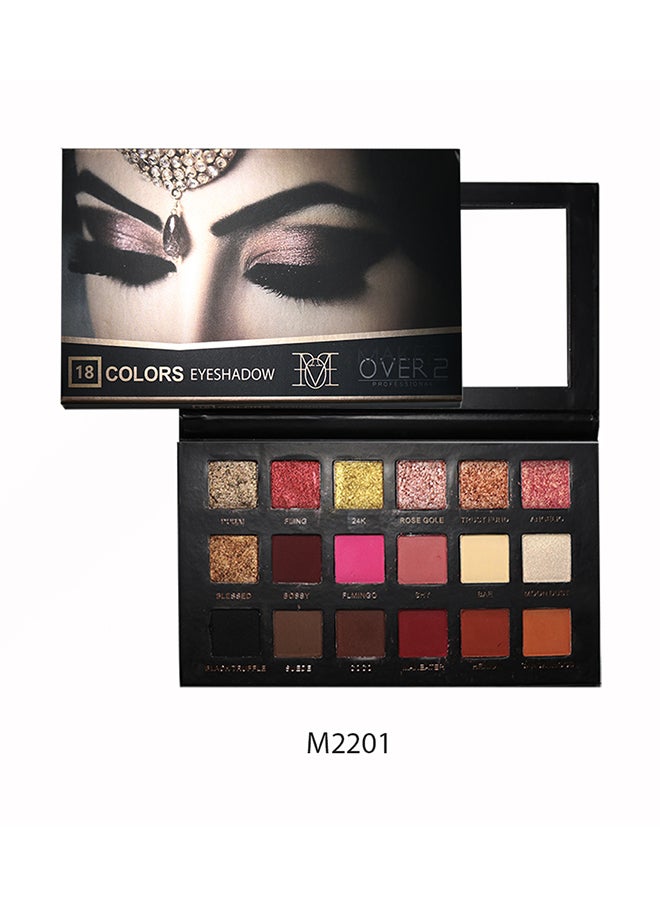 باليت شدو يتكون من 18 لون  - M2201