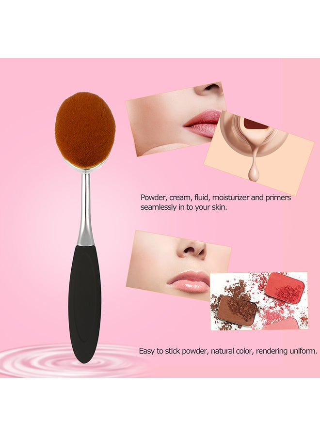 ANSELF - 10-Piece Cosmetic Brush Set Black - Image 1