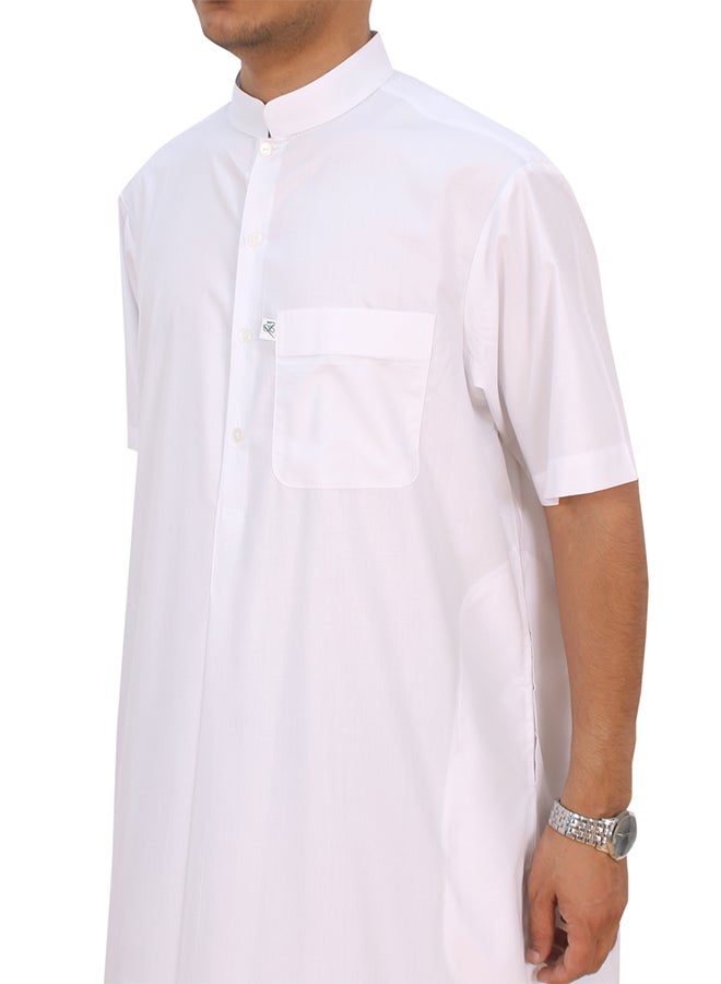الوجاهة - ثوب سادة أبيض - Image 1