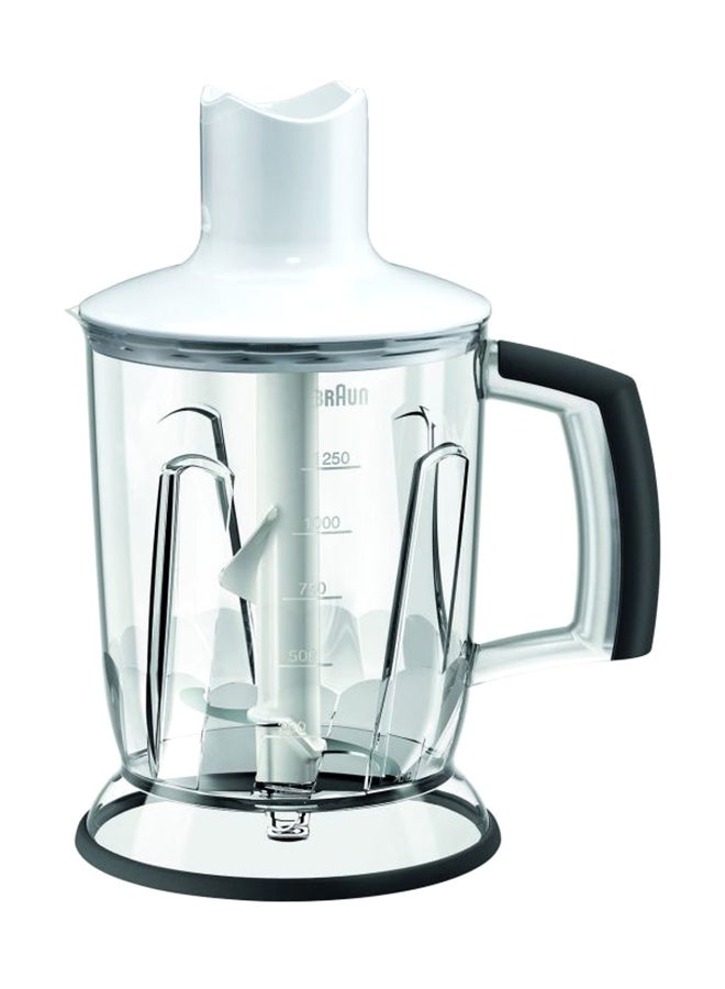 براون ملحق مفرمة/خلاط سعة 1.25 لتر MQ40 أبيض