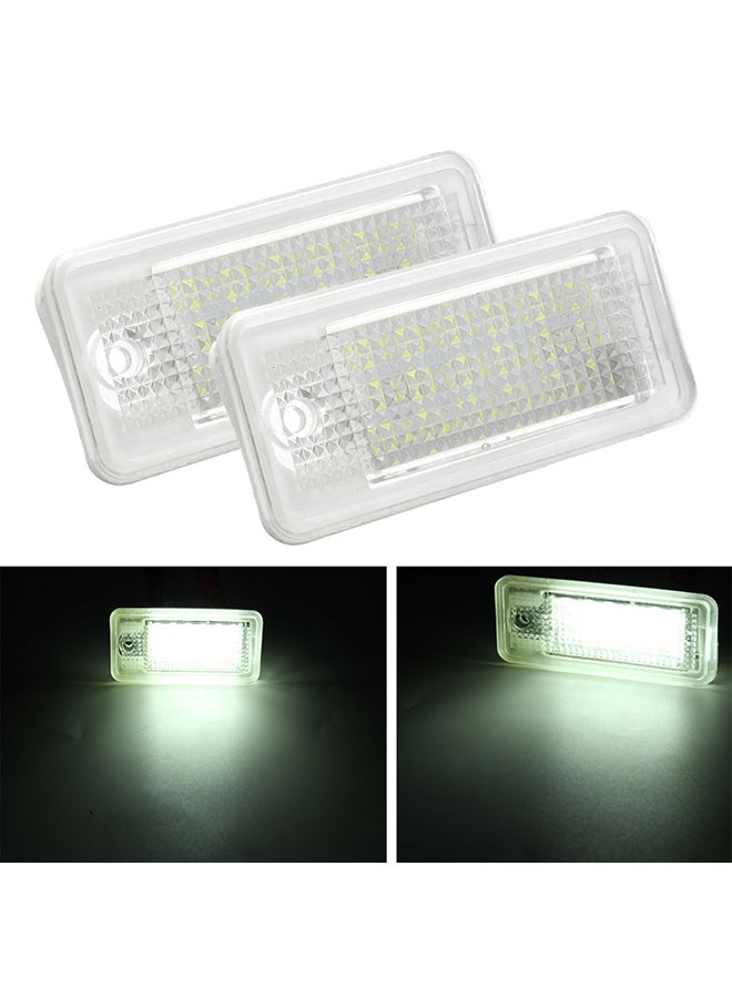 Generic 2-Piece License Number Plate Light Set For BMW - Image 2