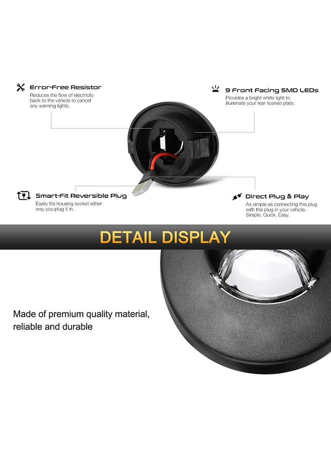 Generic 2-Piece LED License Plate Lamp Lights  - Image 3