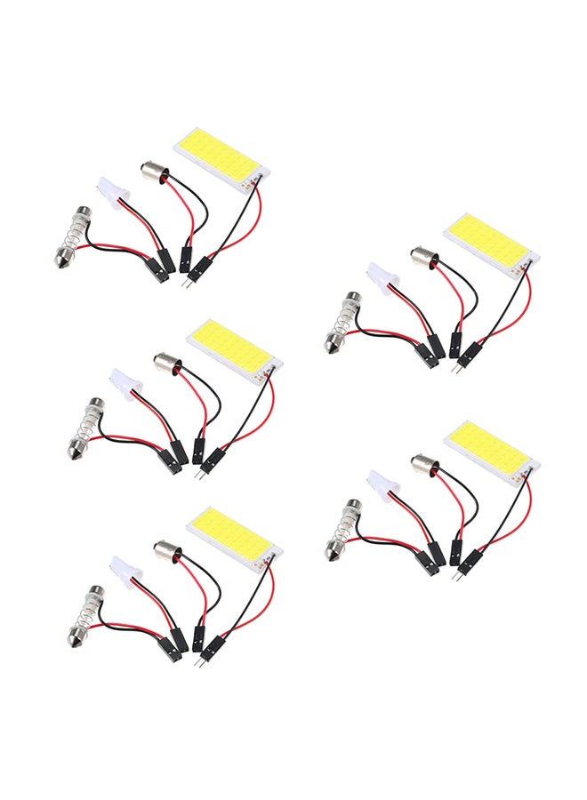 Generic Set Of 5 Car Interior Dome Door Light