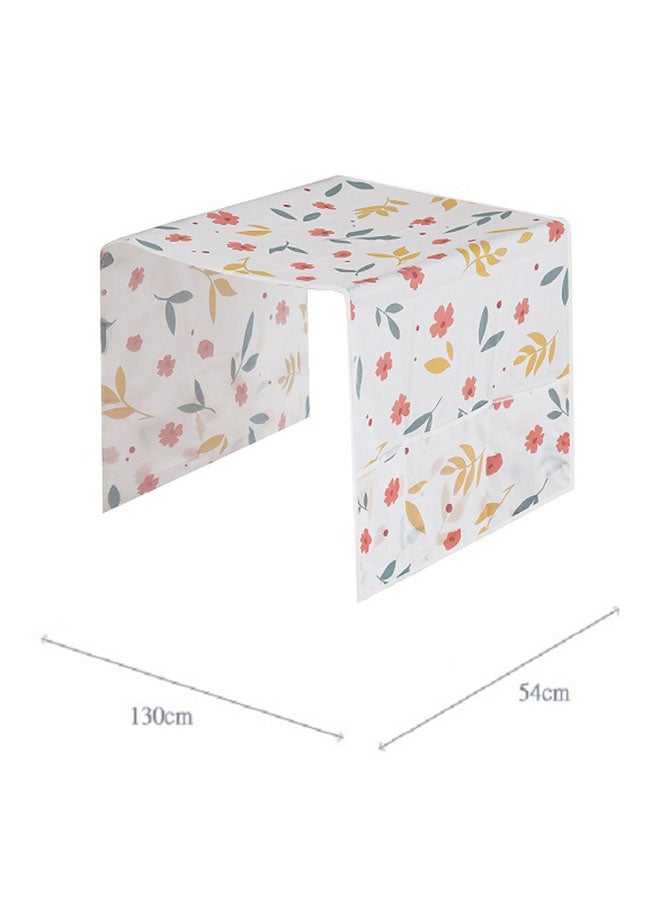 Waterproof Peva Print Refrigerator Cover With Storage Bag Multicolour 130X54cm  - Image 3