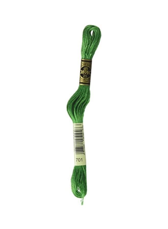 DMC 6-Stranded Cotton Embroidery Floss Light Christmas Green 8.7yard