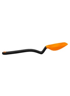 Dreamfarm Supoon Non-Stick Sit-Up Silicone Scraping, Serving, Cooking Spoon, Measures 5ml Tsp & 15ml Tbsp, 11 Inch, Durable, Easy to Clean, Perfect for Stirring and Serving, Orange Orange/Black 27.9x3.4x2.5cm