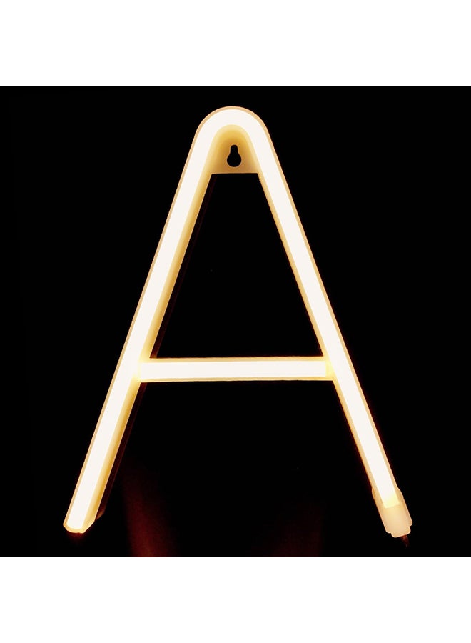 مصباح LED ليلي على شكل حرف A يعمل ببطارية أبيض 0.2كيلوجرام - Image 2
