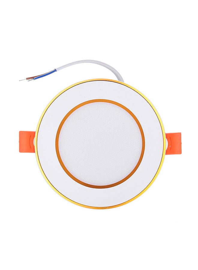 3 Colour LED Round Ceiling Light Orange/White 0.097kg  - Image 1