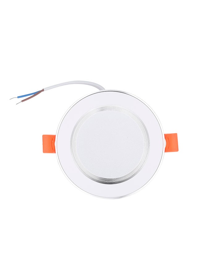 3 Colour LED Round Ceiling Light Orange/White 0.097kg - Image 1