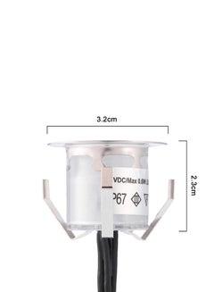 Generic 10-Piece Underground LED Deck Lights Multicolour 0.678kg  - Image 2
