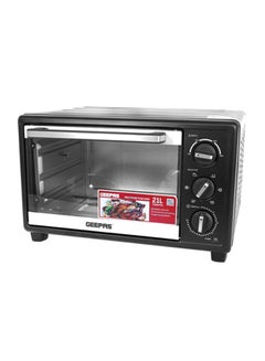 GEEPAS Electric Oven With Rotisserie 21L 21 L GO4464 Black  - Image 2