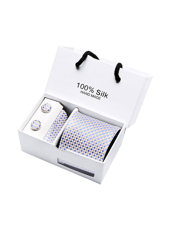 Polyester Necktie Set Dot Grey - Image 2