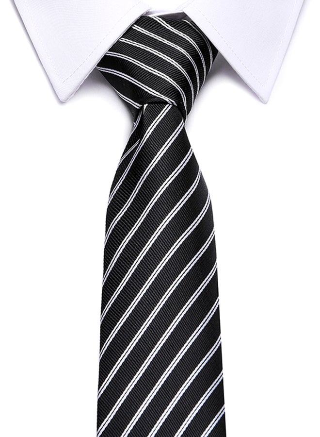 Polyester Necktie black - Image 2