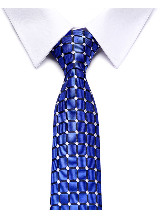 Polyester Necktie Blue - Image 2