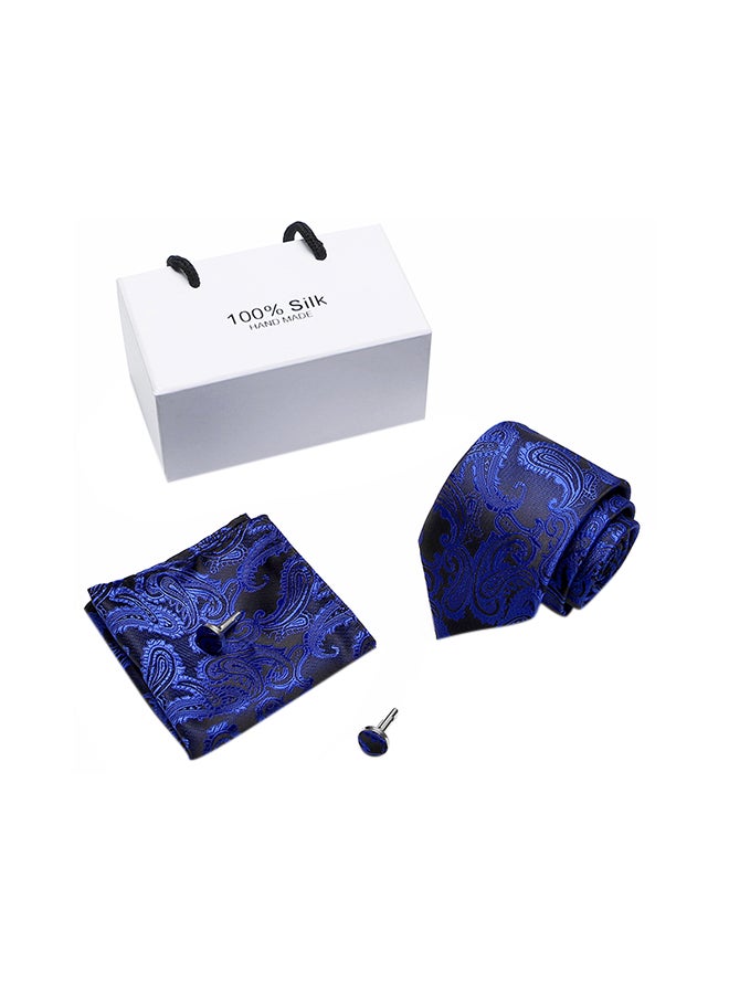 Polyester Necktie Set Black/Grey/White - Image 1