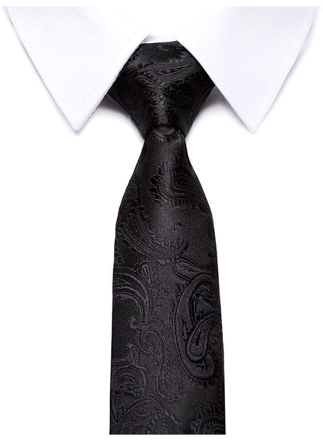 Generic Polyester Necktie black  - Image 2