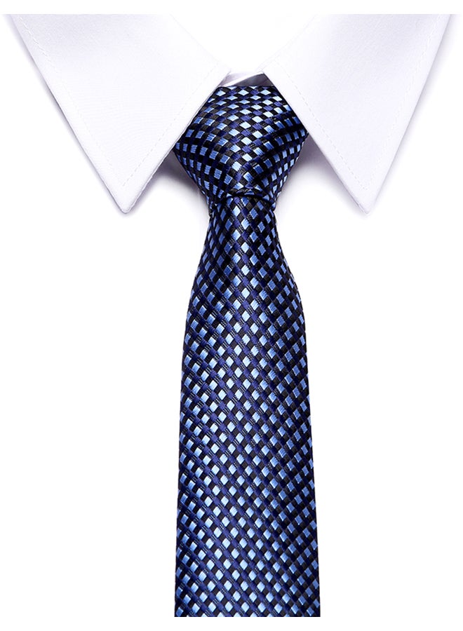Polyester Necktie Blue - Image 2