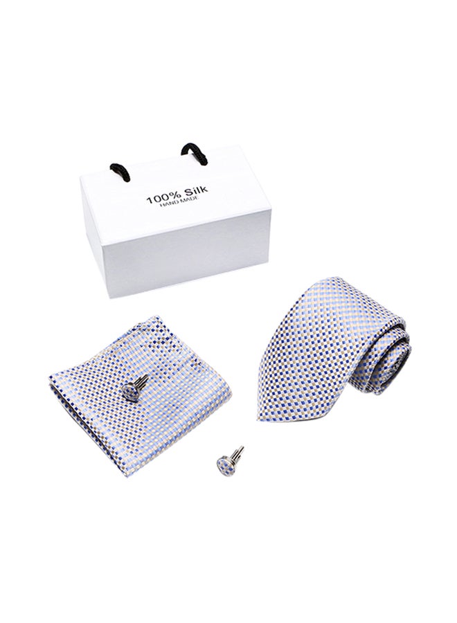 Polyester Necktie Set Dot Grey - Image 1