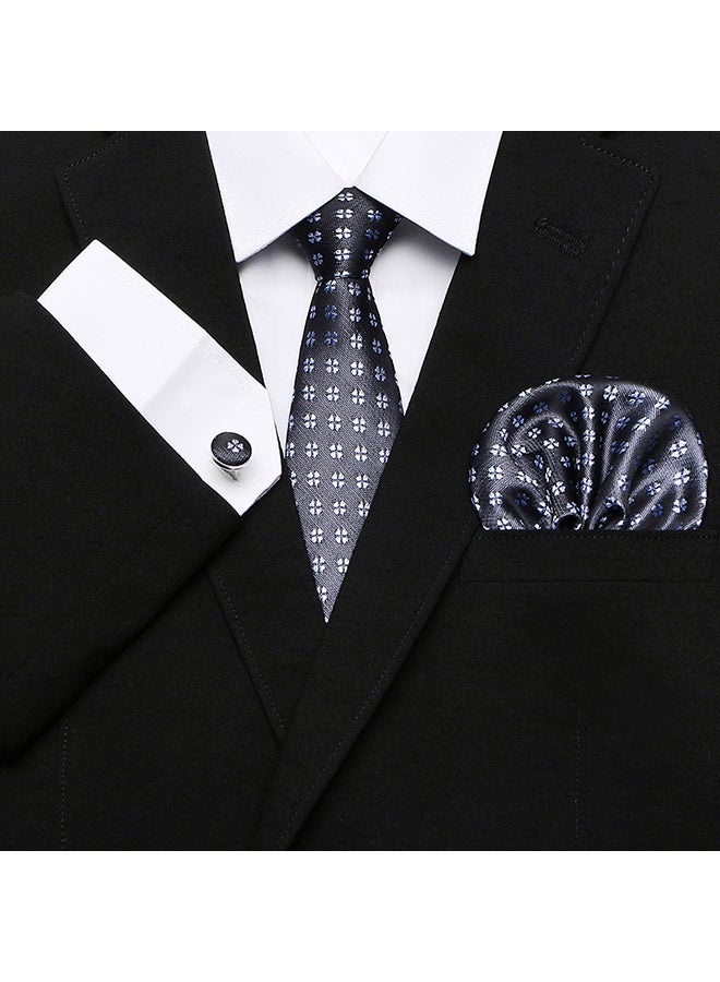 Polyester Necktie black - Image 3